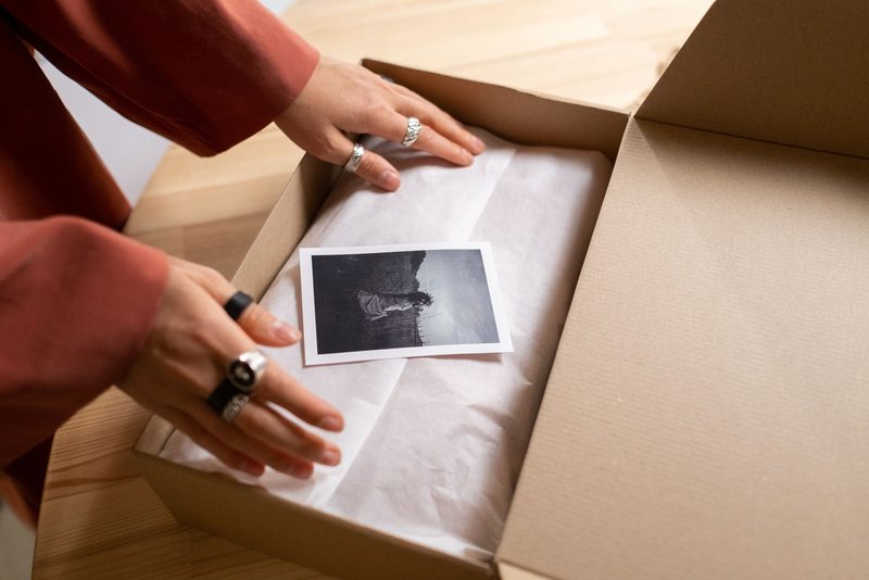 Werbepaket mit Karte
